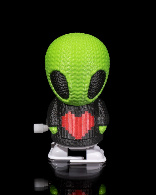 alien crochet toy