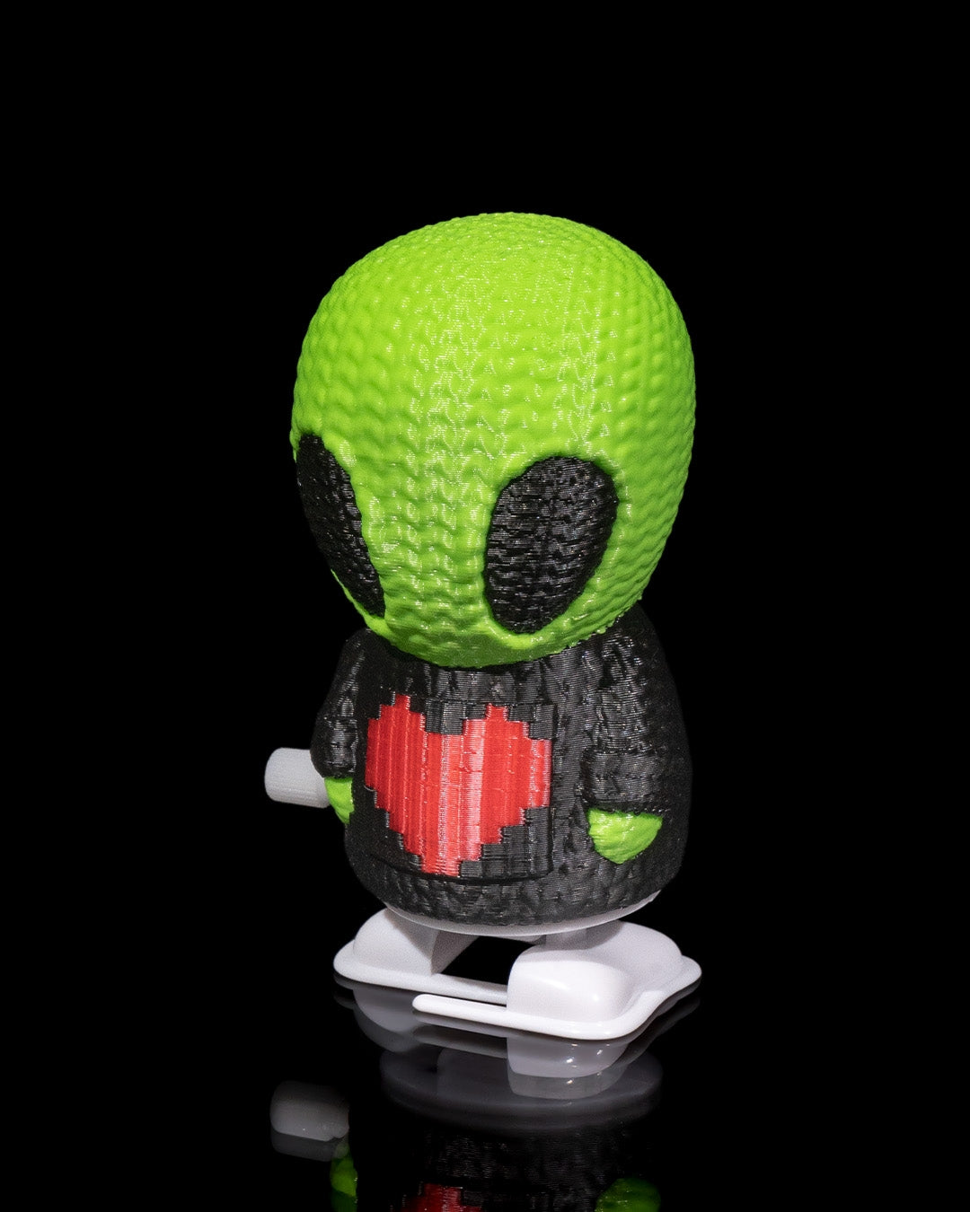 alien crochet toy