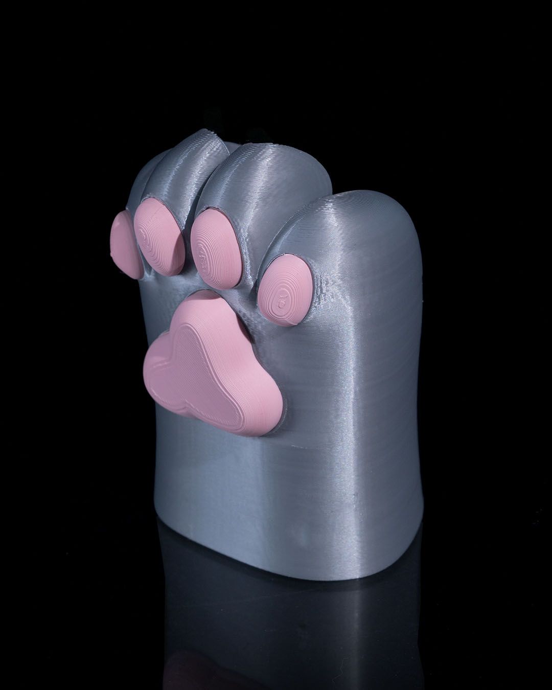 cat paw pen cup