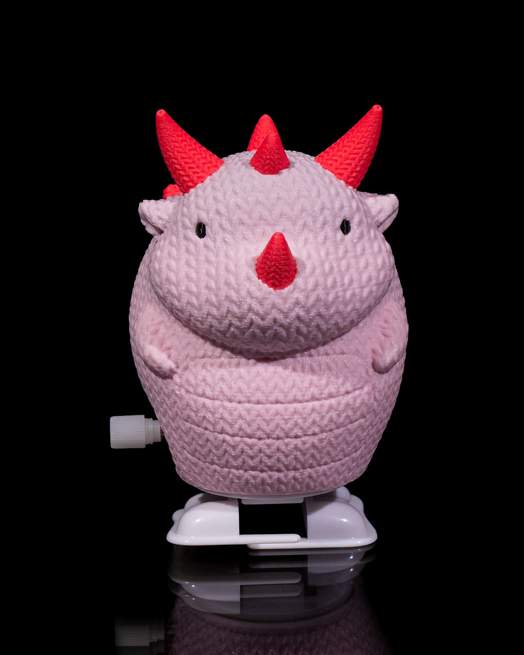 3D printed dragon crochet toy