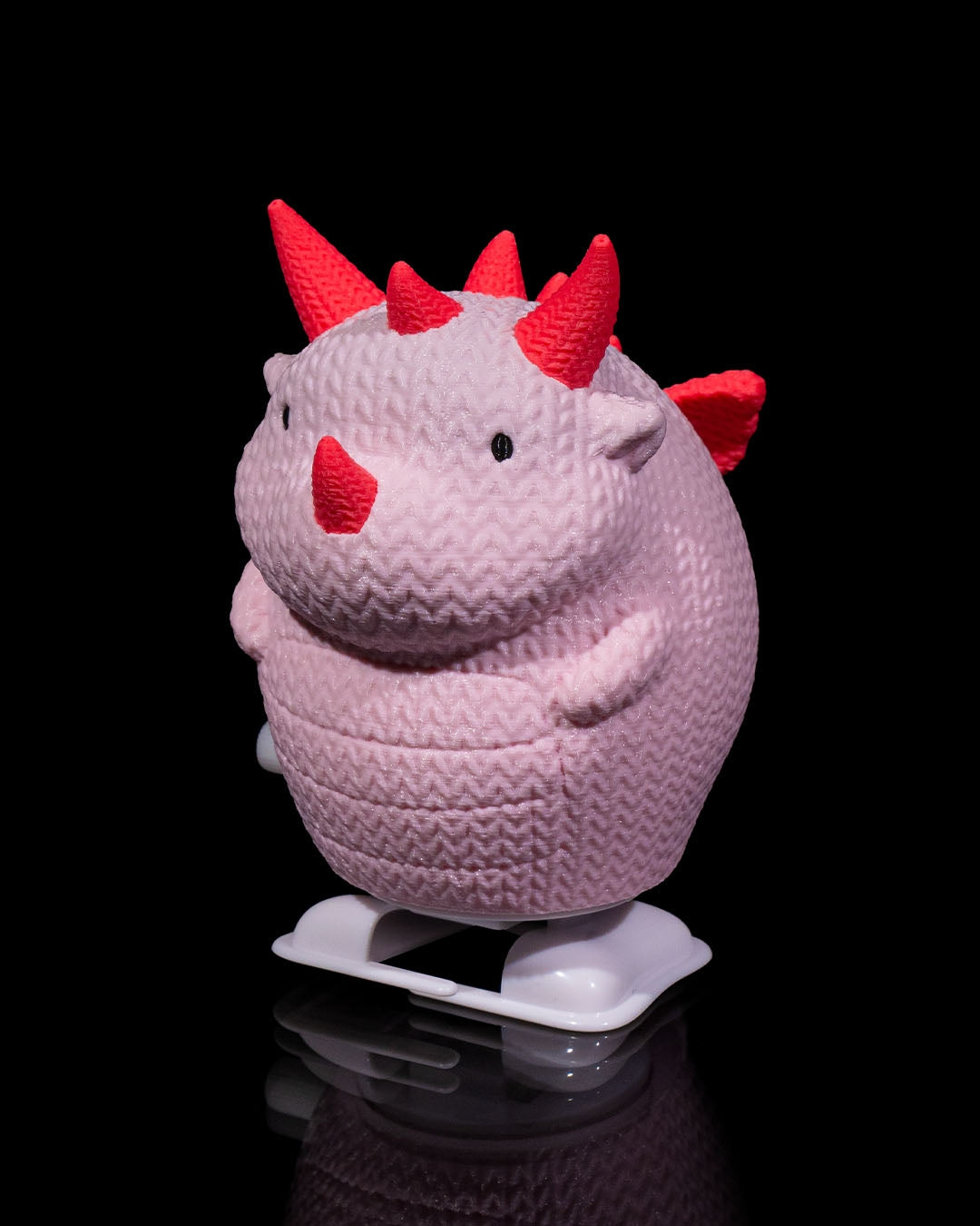 3D printed dragon crochet toy