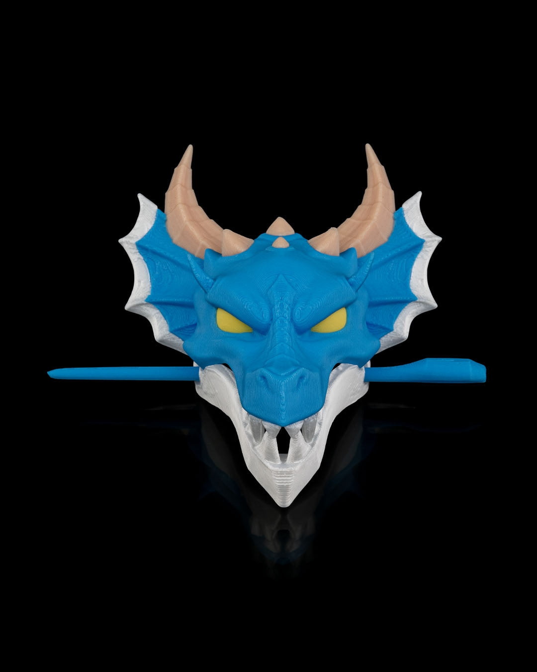 3d dragon relic hair pin