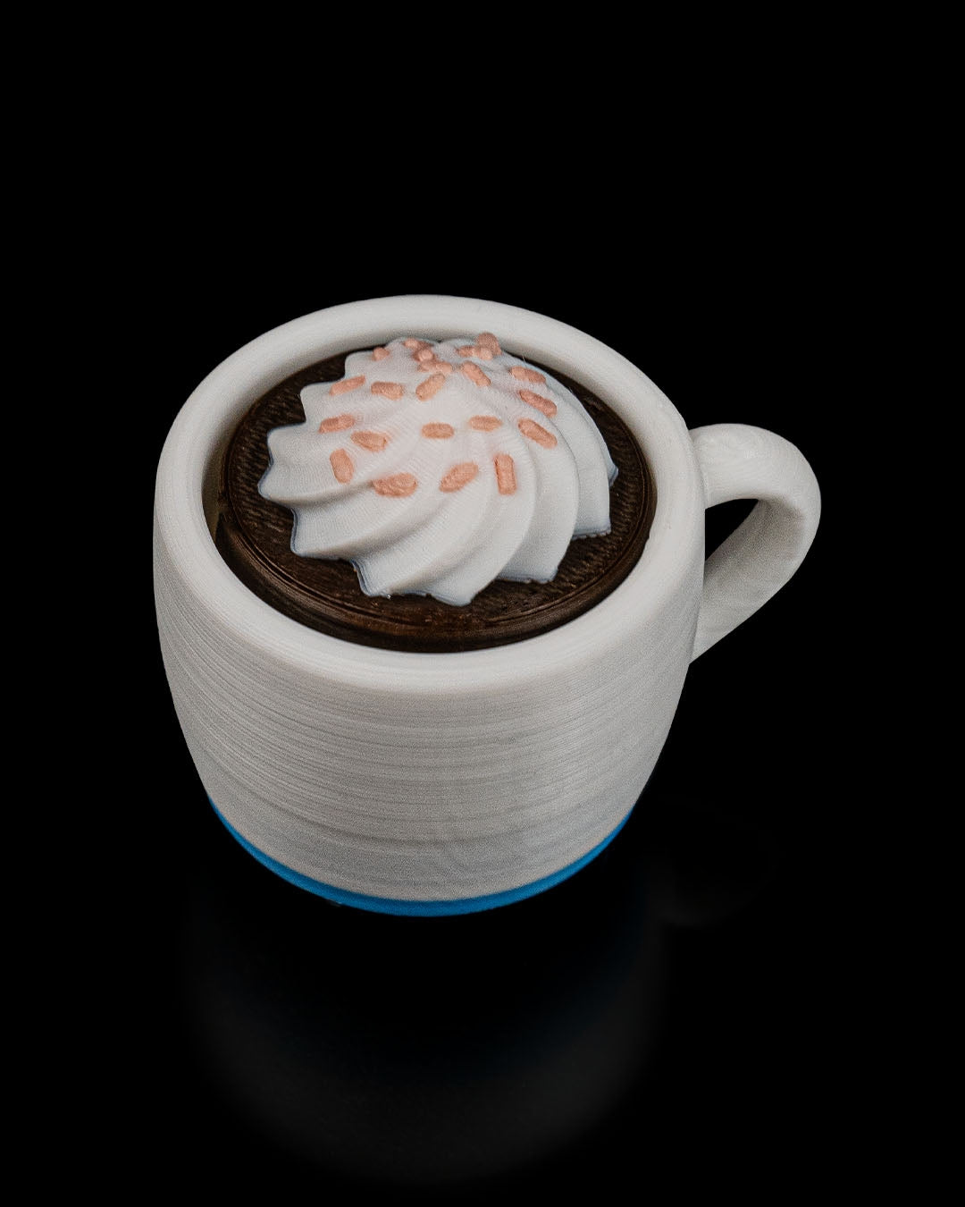mug clicker fidget keychain