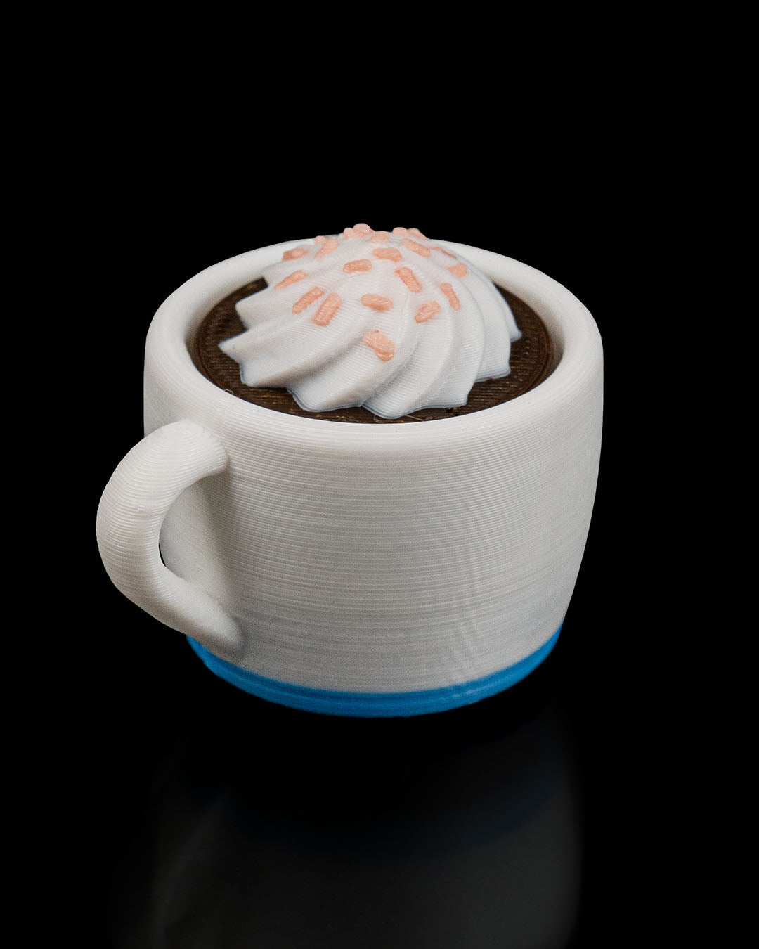mug clicker fidget keychain