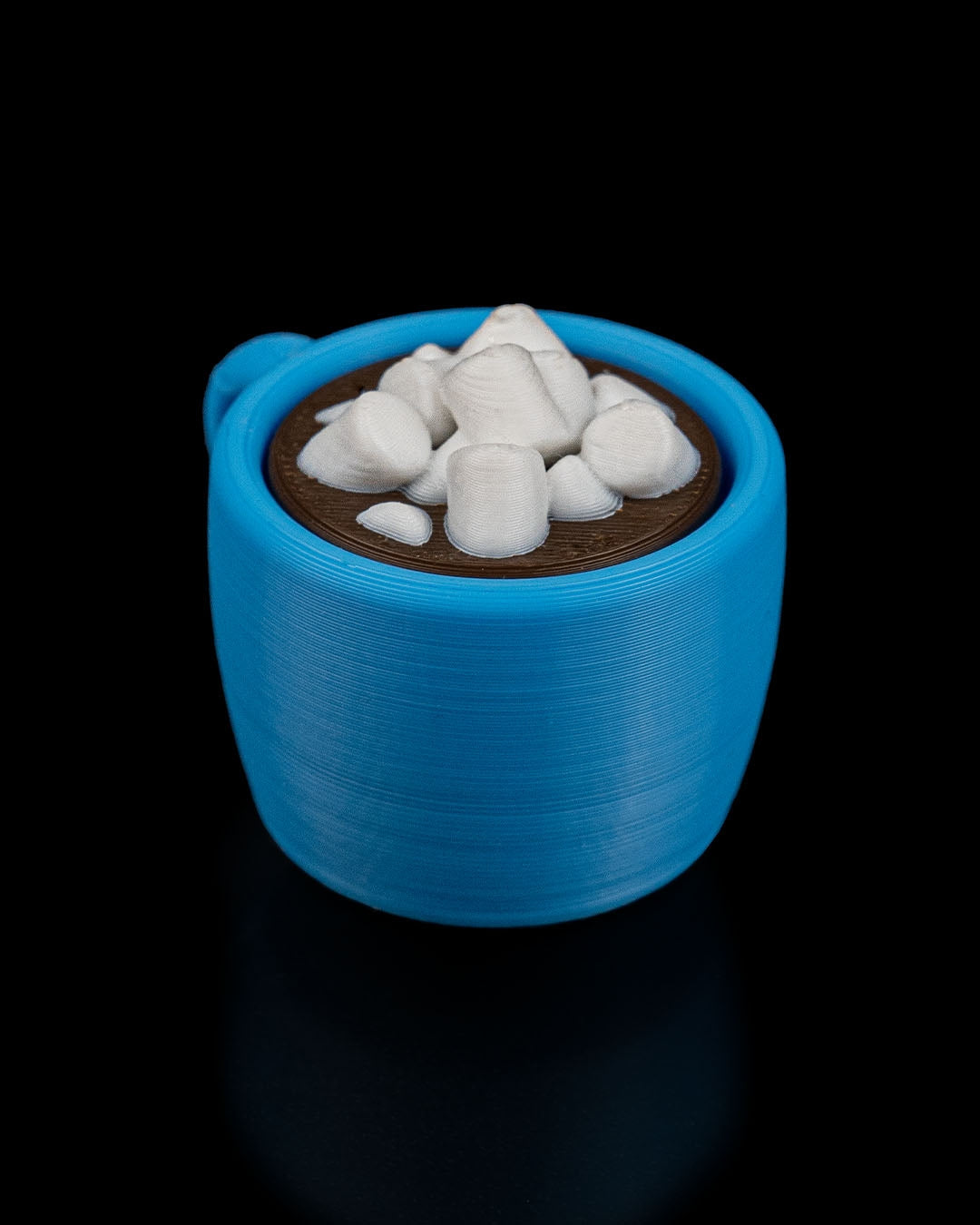 mug clicker fidget keychain