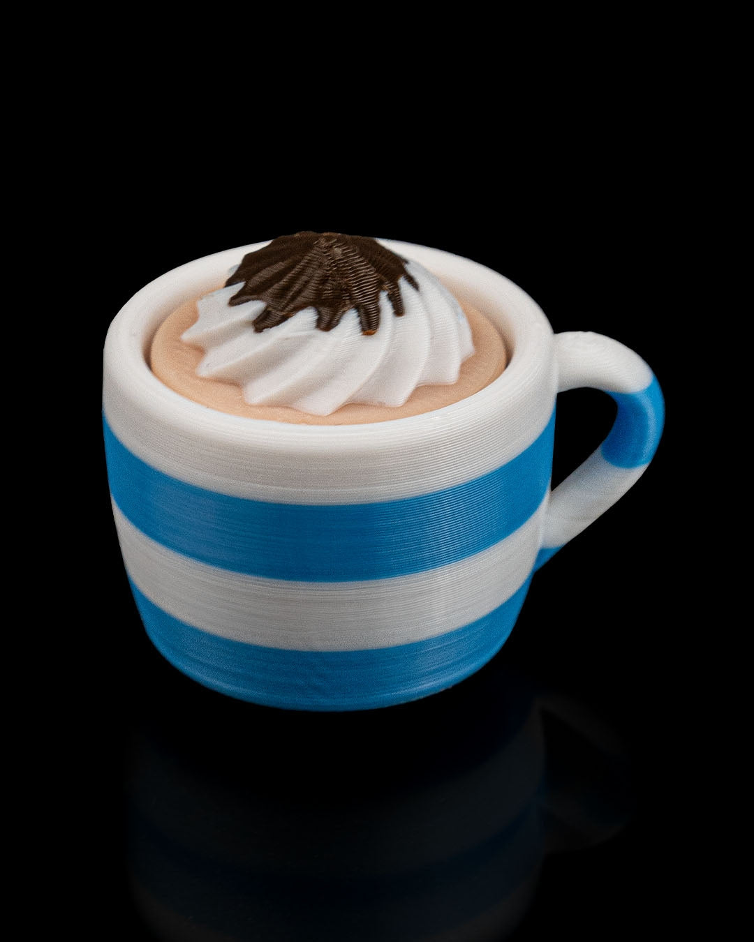 mug clicker fidget keychain