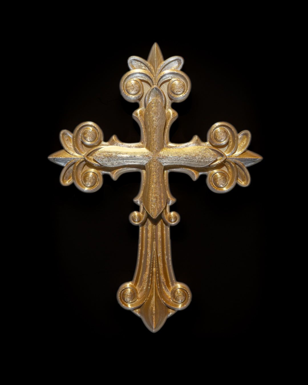 3d printed ornate cross