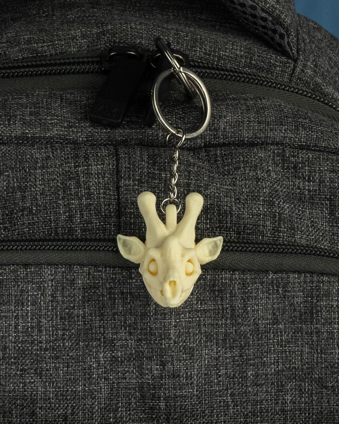 3D printed skeleton safari keychain set