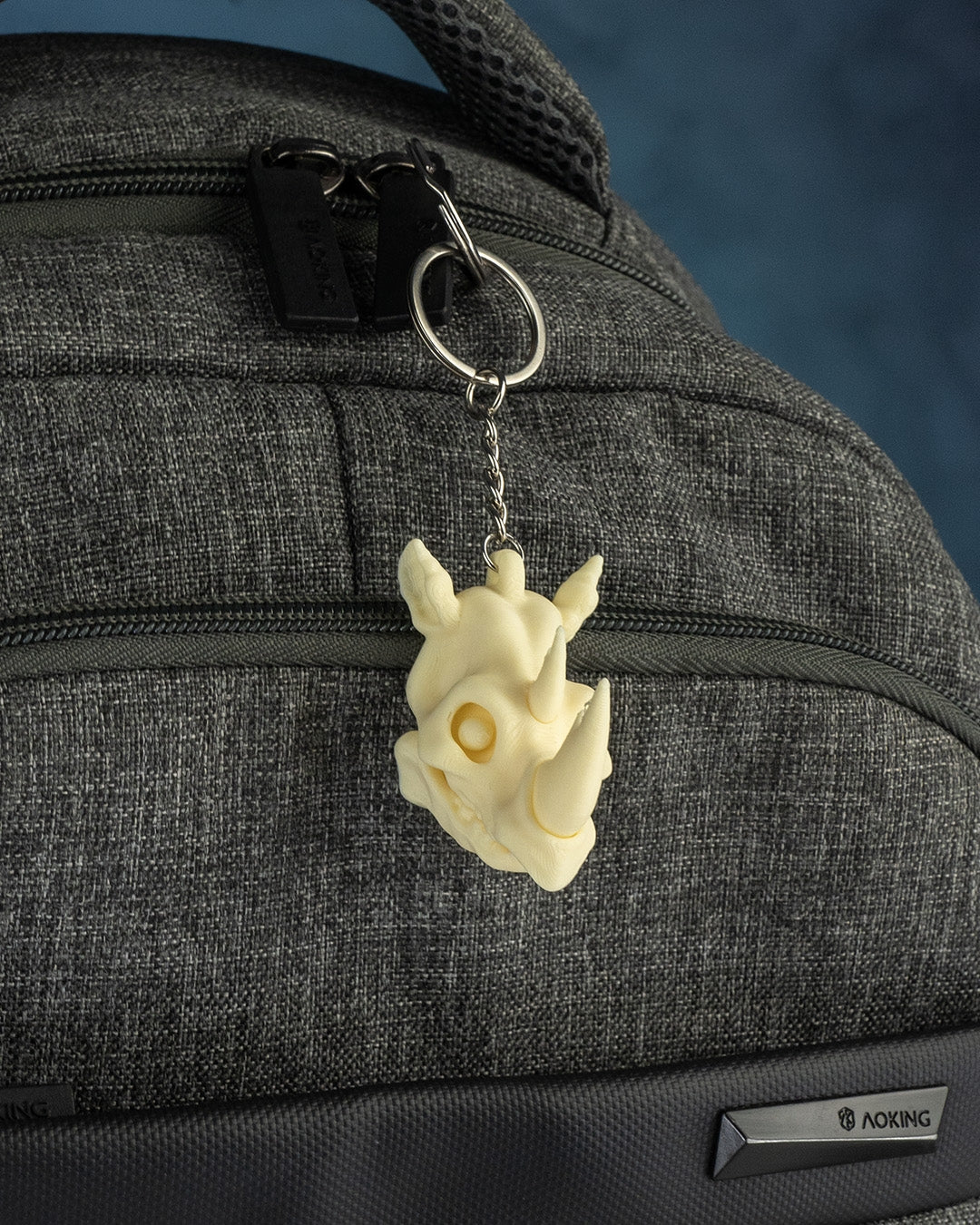 3D printed skeleton safari keychain set