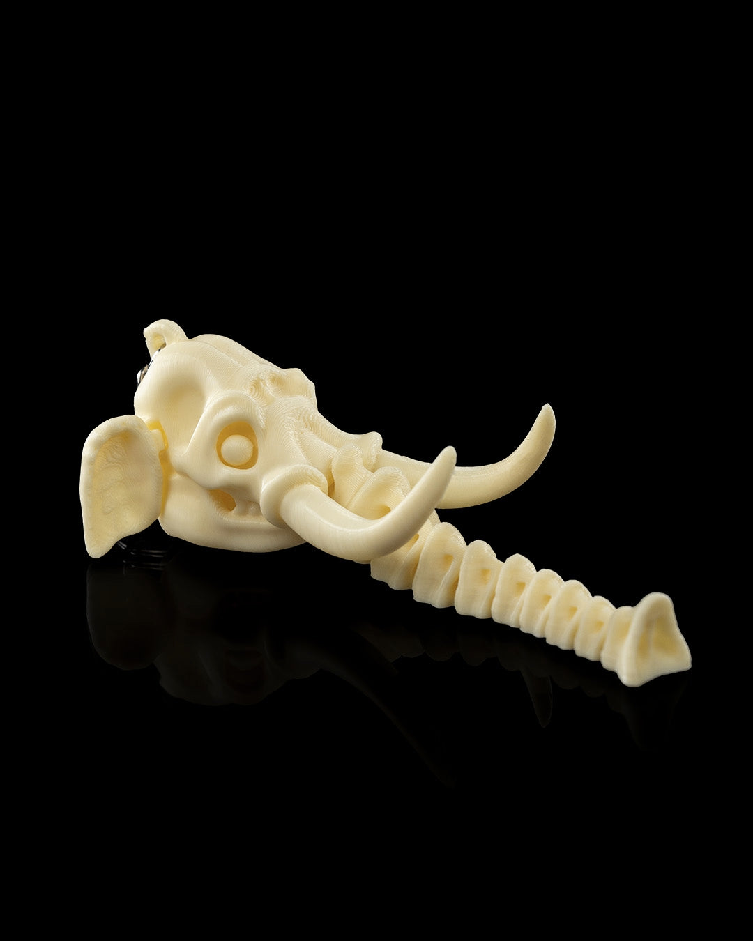 3D printed skeleton safari keychain set