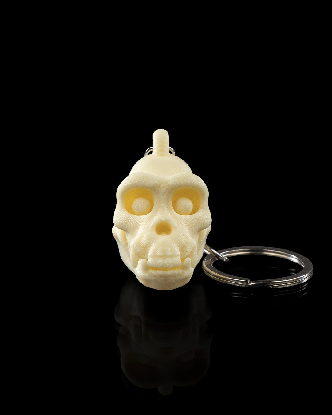 3D printed skeleton safari keychain set