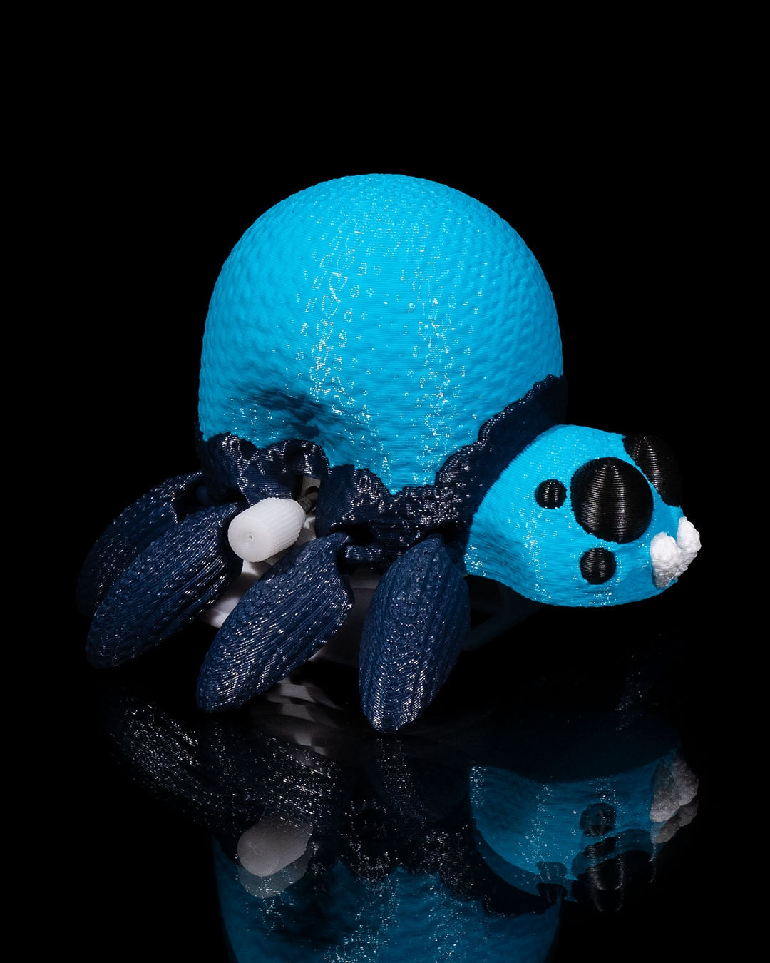 3D printed spider crochet walking toy