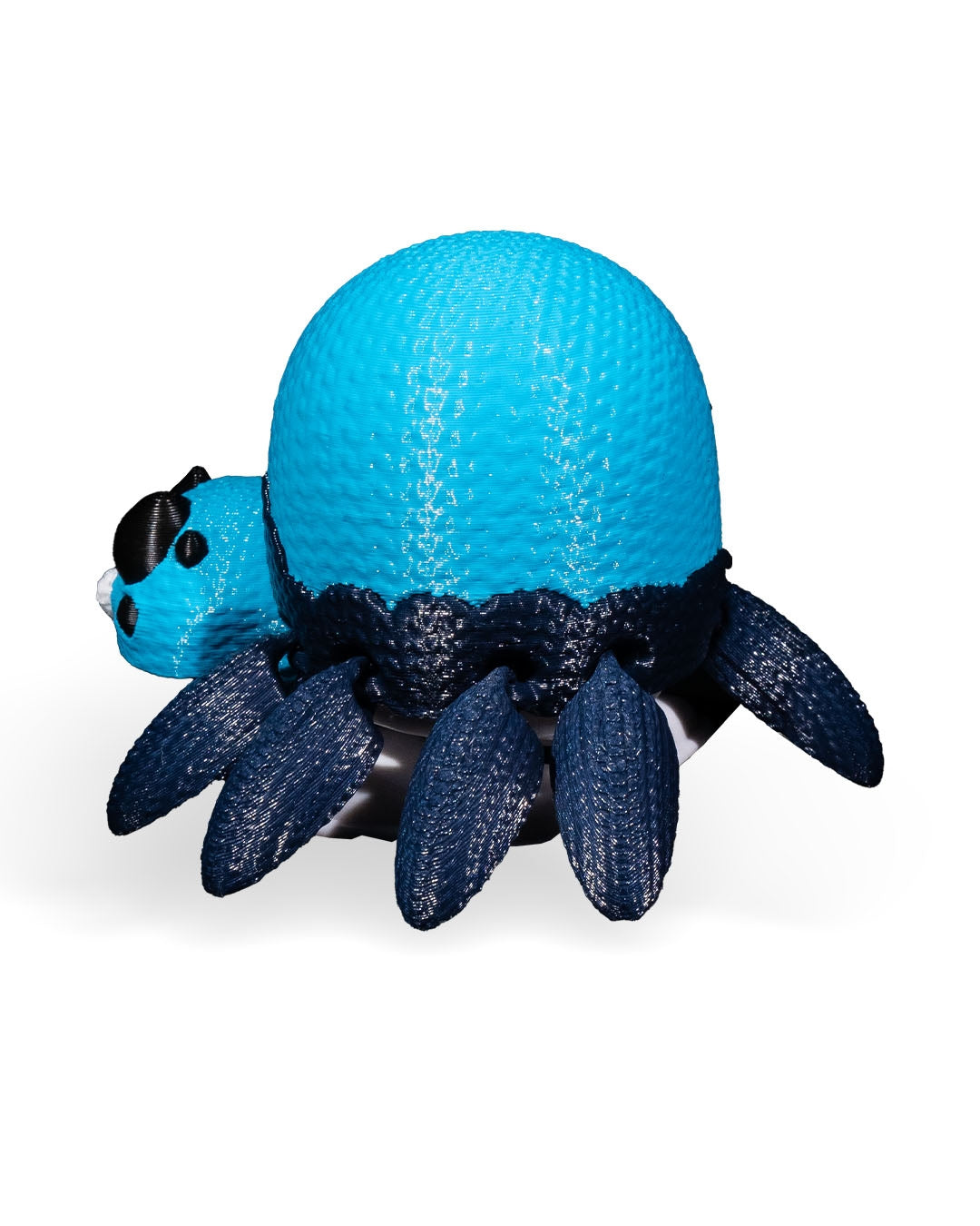 3D printed spider crochet walking toy