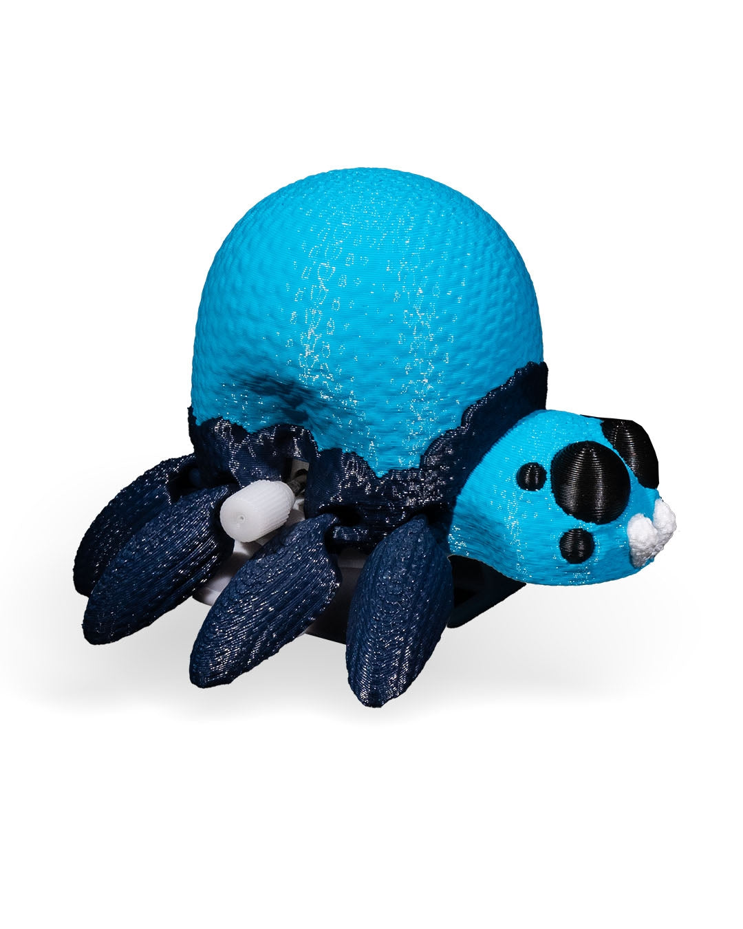 3D printed spider crochet walking toy