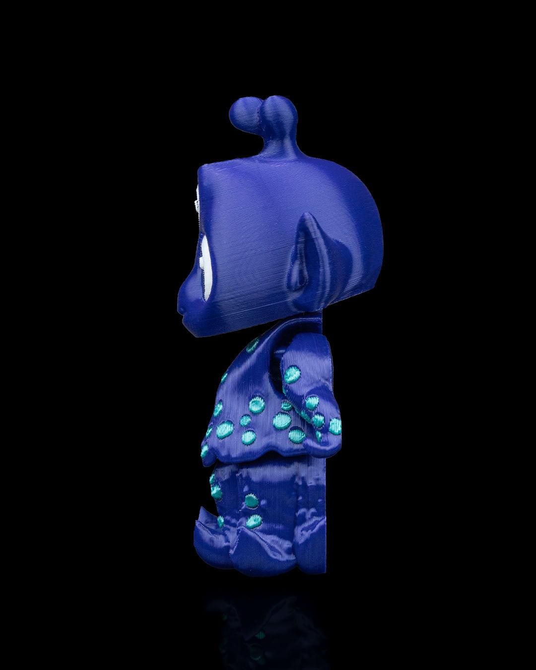 3D Printed wubwub the alien keychain