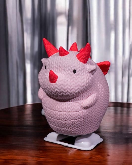 3D printed dragon crochet toy