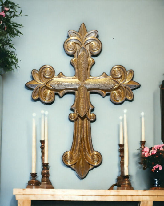 3d printed ornate cross