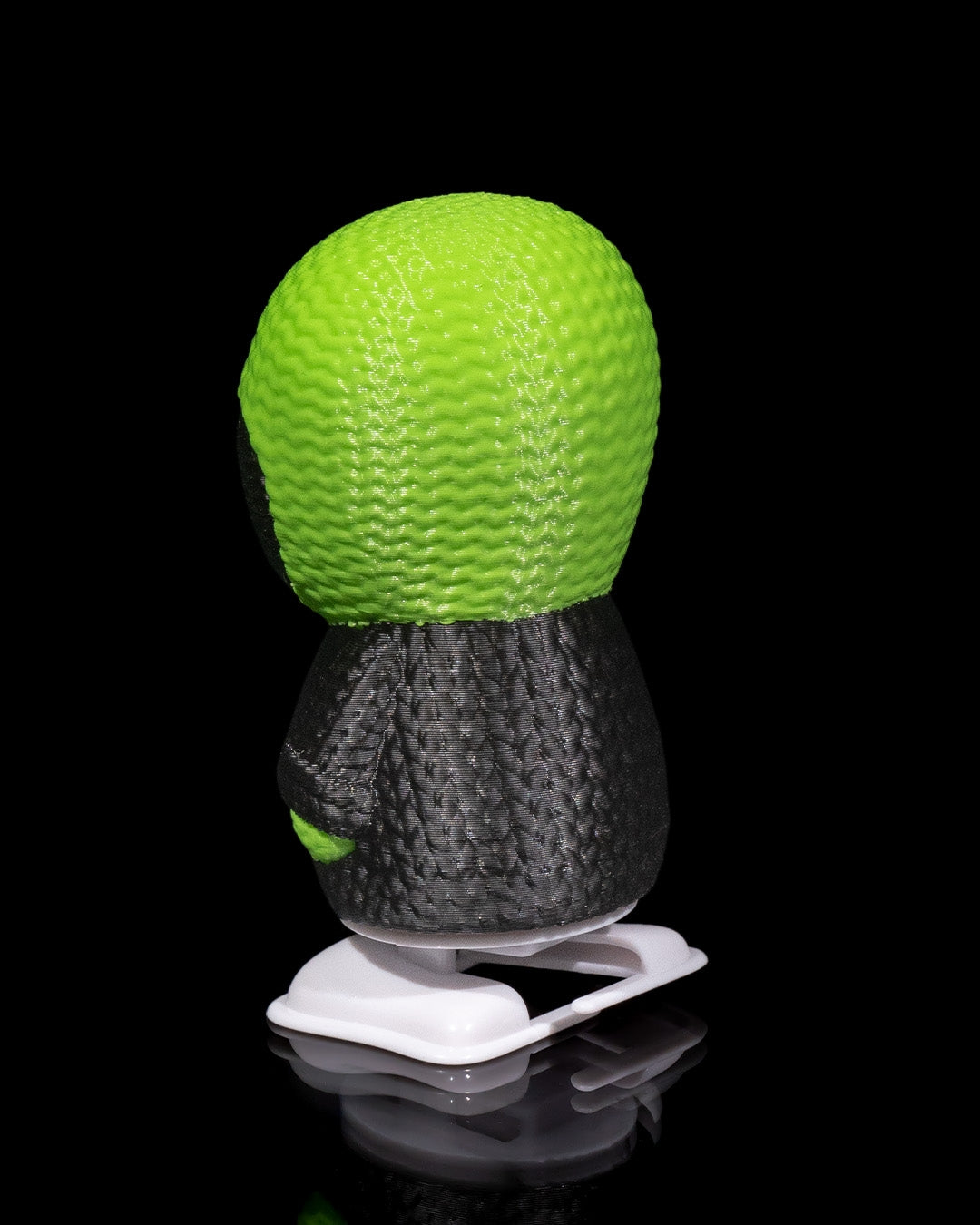 alien crochet toy