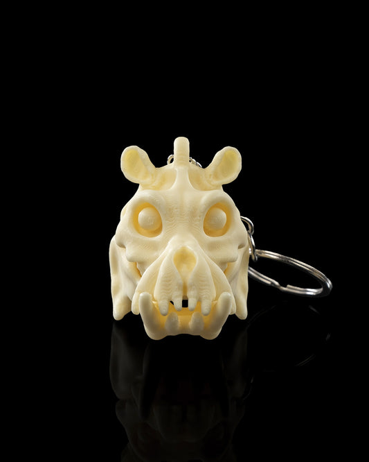 3D printed skeleton safari keychain set