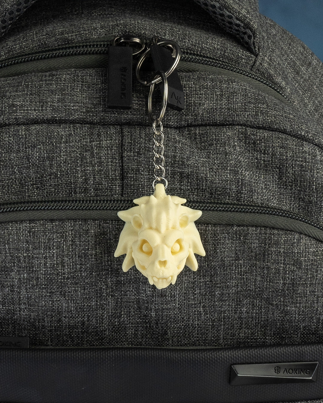 3D printed skeleton safari keychain set
